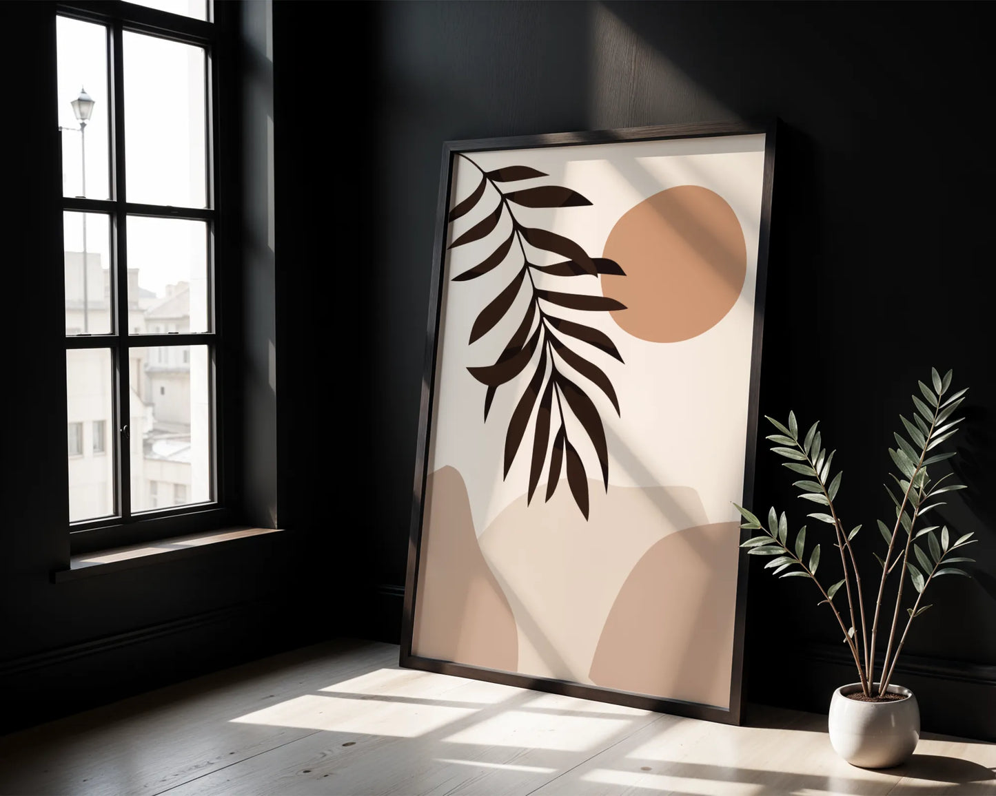 Boheme Art, Mid Century Modern, Wall Painting