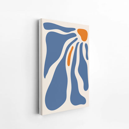 Boheme Flower I, Mid Century Modern, Wall Painting