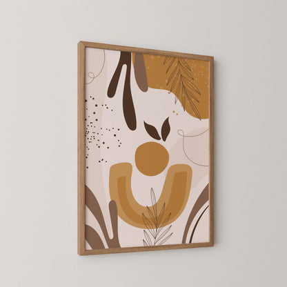 BohoArt, Mid Century Modern, Wall Painting
