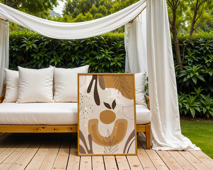 BohoArt, Mid Century Modern, Wall Painting