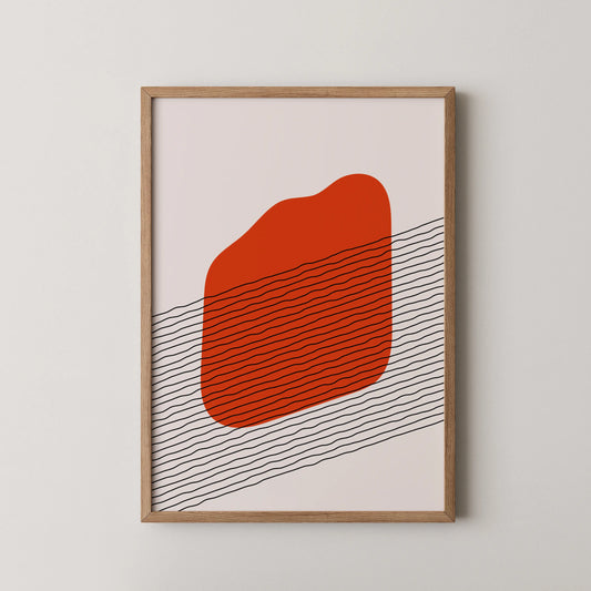 Bold Abstract Art I, Modern Minimal