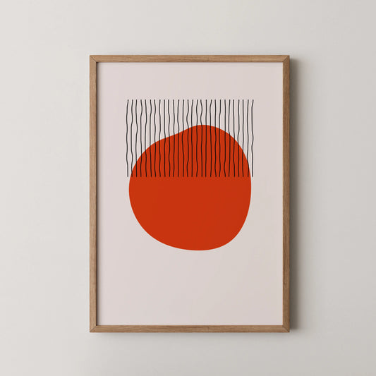 Bold Abstract Art, Modern Minimal