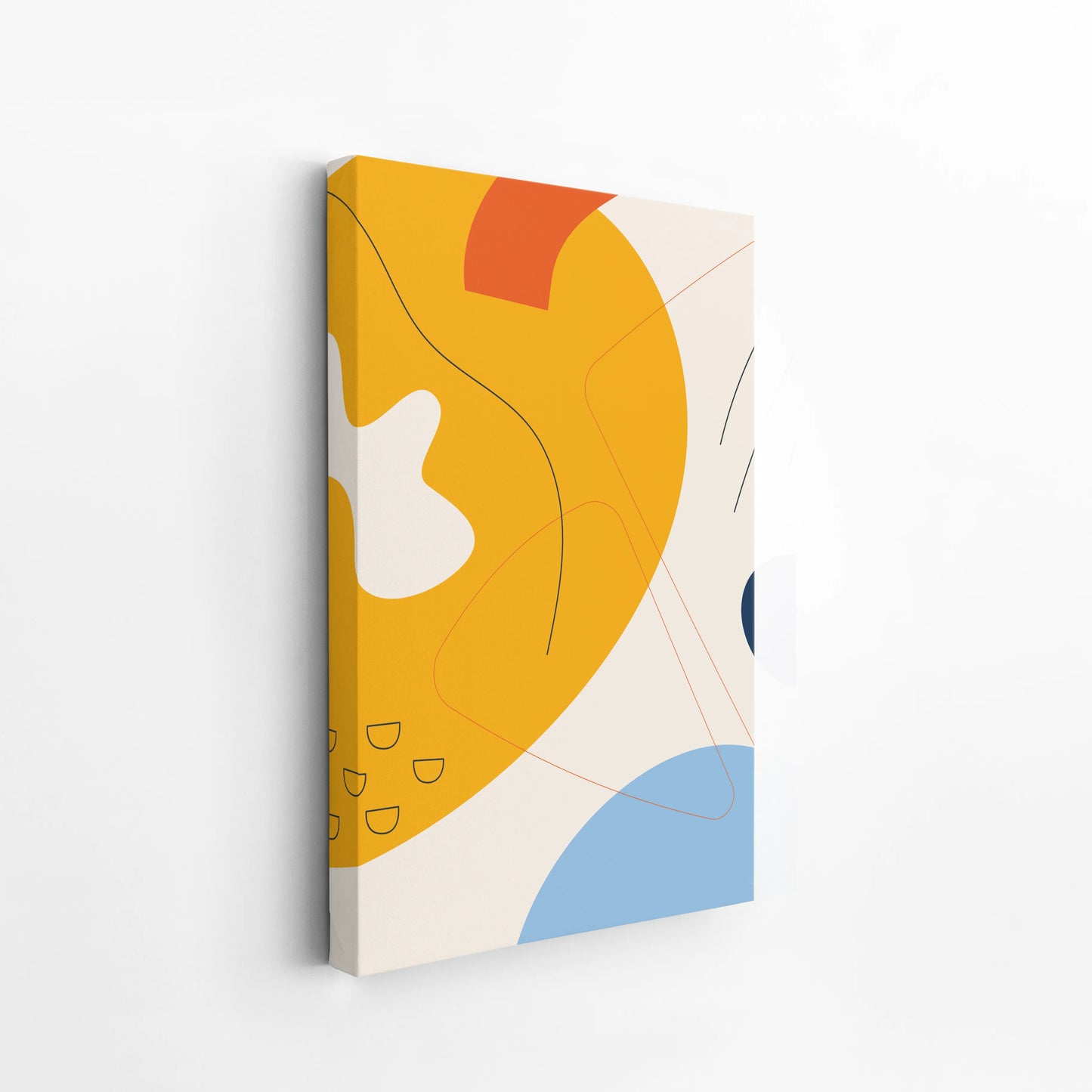 Bold Minimal Artwork I, Modern Colorful Abstract, Wall Painting