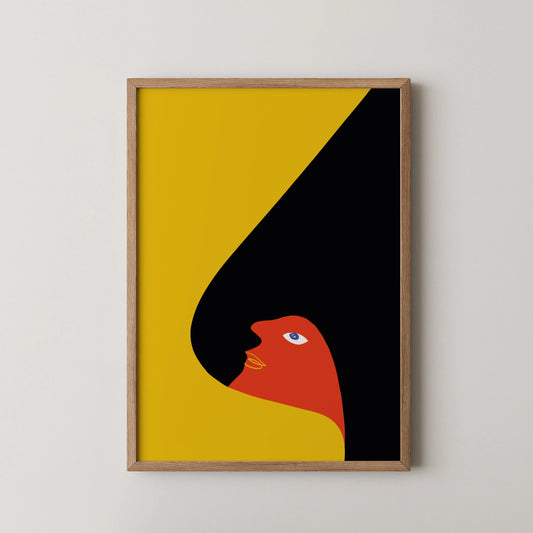 Bold Shapes, Modern Abstract, Minimal Wall Art