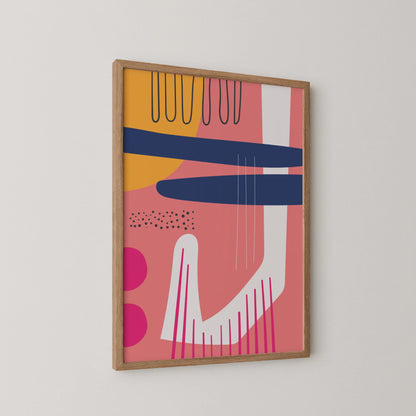 Bold Vivid Abstract I, Modern Colorful Artwork, Wall Art