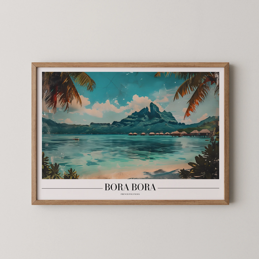 Bora Bora, French Polynesia, City Prints