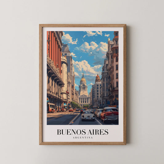 Buenos Ares, Argentina, City Print