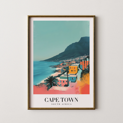 Cape Town, South Africa, City Print