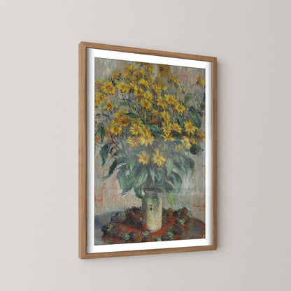Jerusalem Artichoke Flowers by Claude Monet (1880)