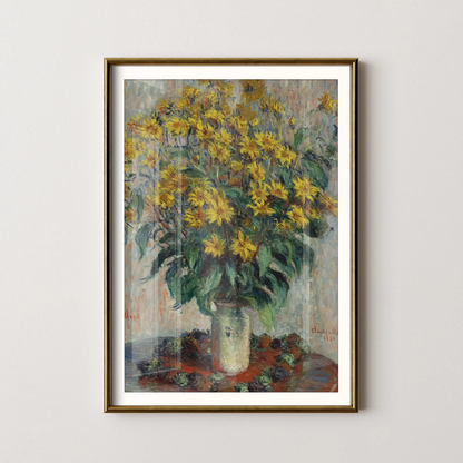 Jerusalem Artichoke Flowers by Claude Monet (1880)