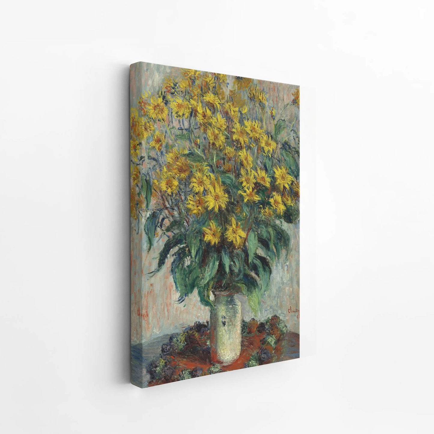 Jerusalem Artichoke Flowers by Claude Monet (1880)