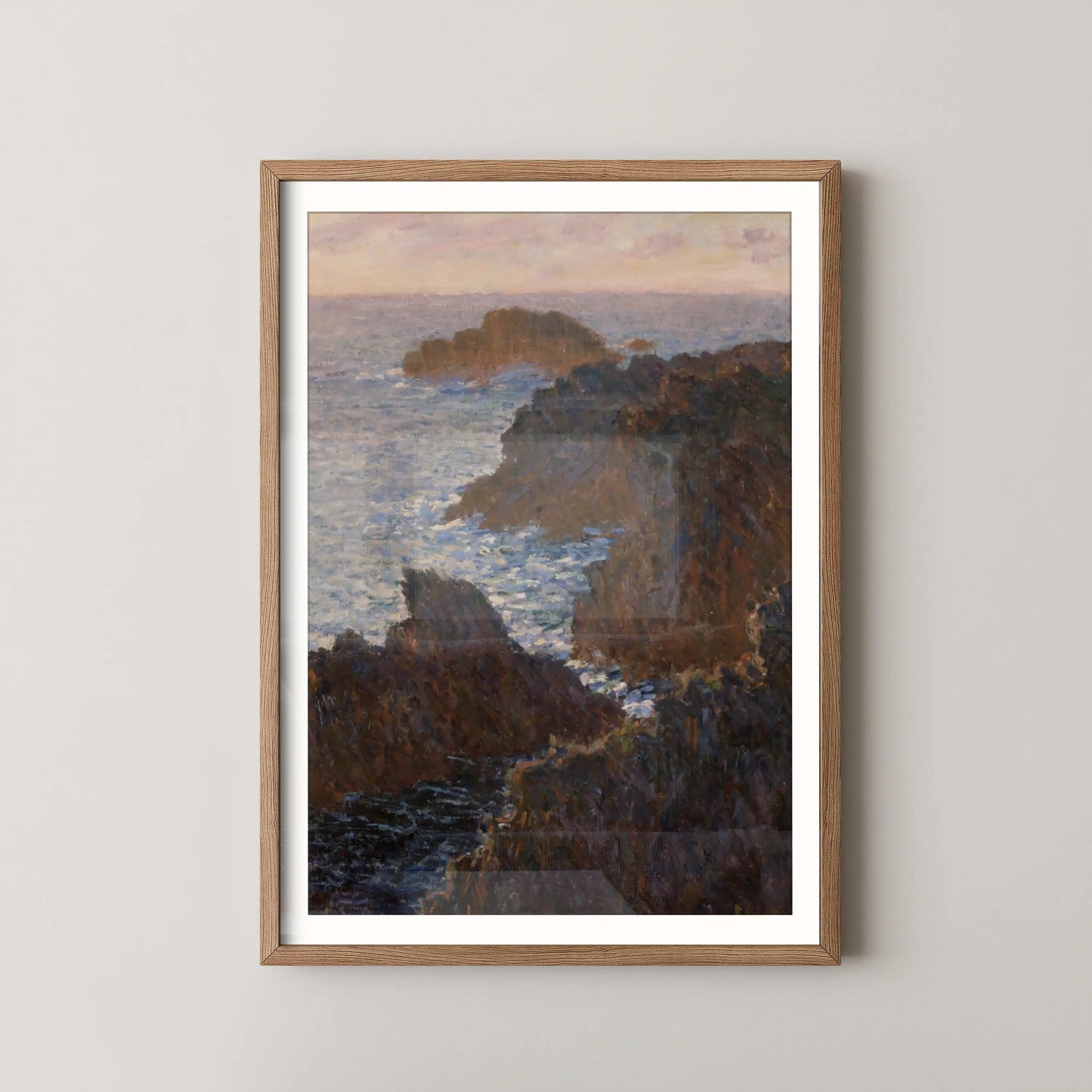 Rocks at Belle-Isle, Port-Domois by Claude Monet (1886)