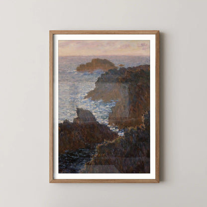 Rocks at Belle-Isle, Port-Domois by Claude Monet (1886)