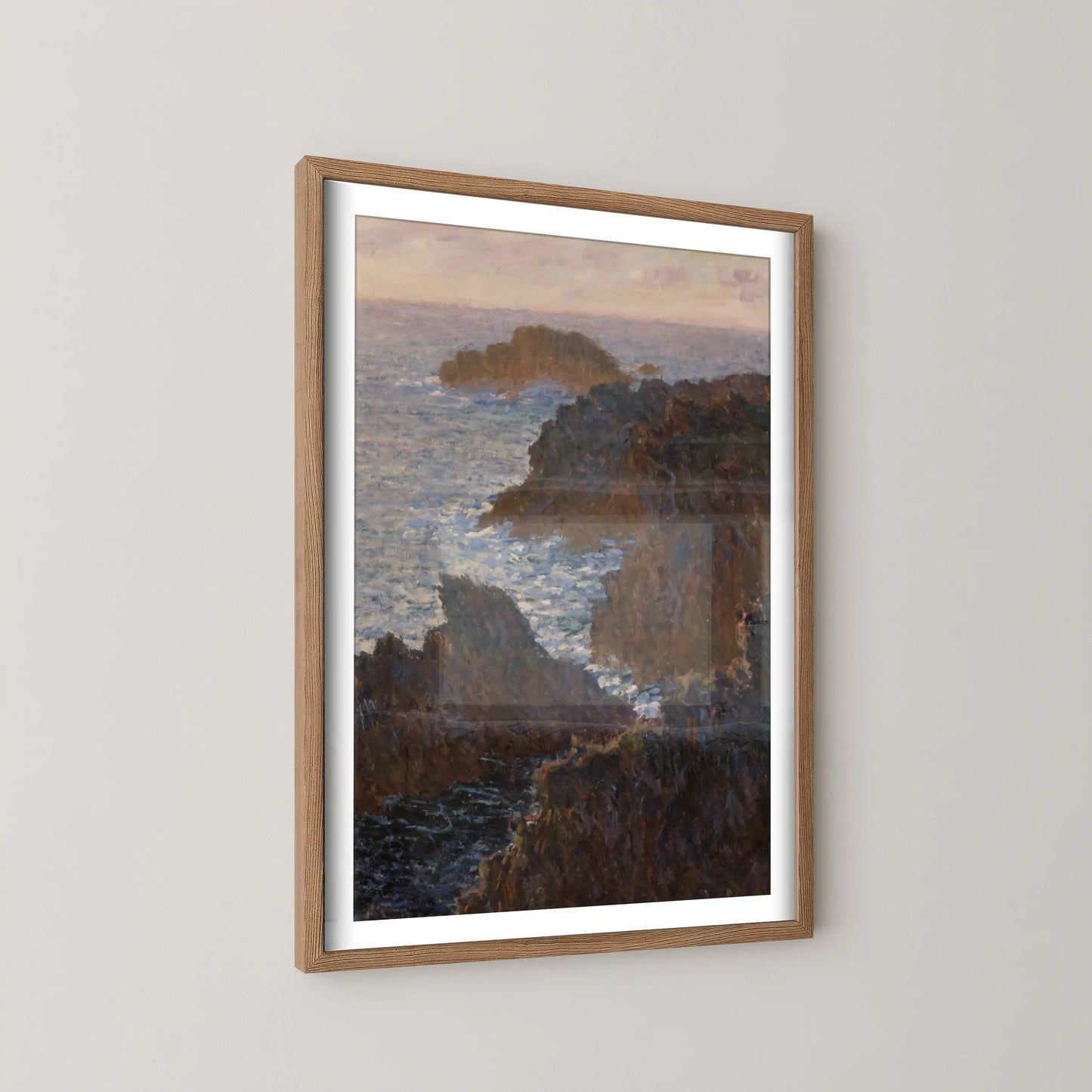 Rocks at Belle-Isle, Port-Domois by Claude Monet (1886)
