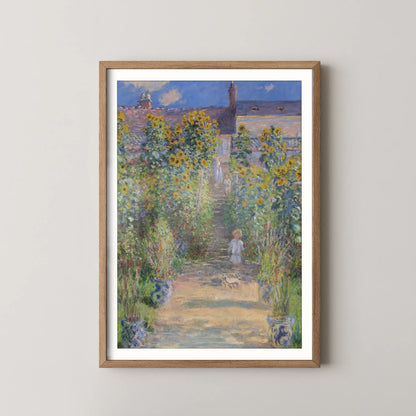 The Artist’s Garden at Vétheuil by Claude Monet (1881)