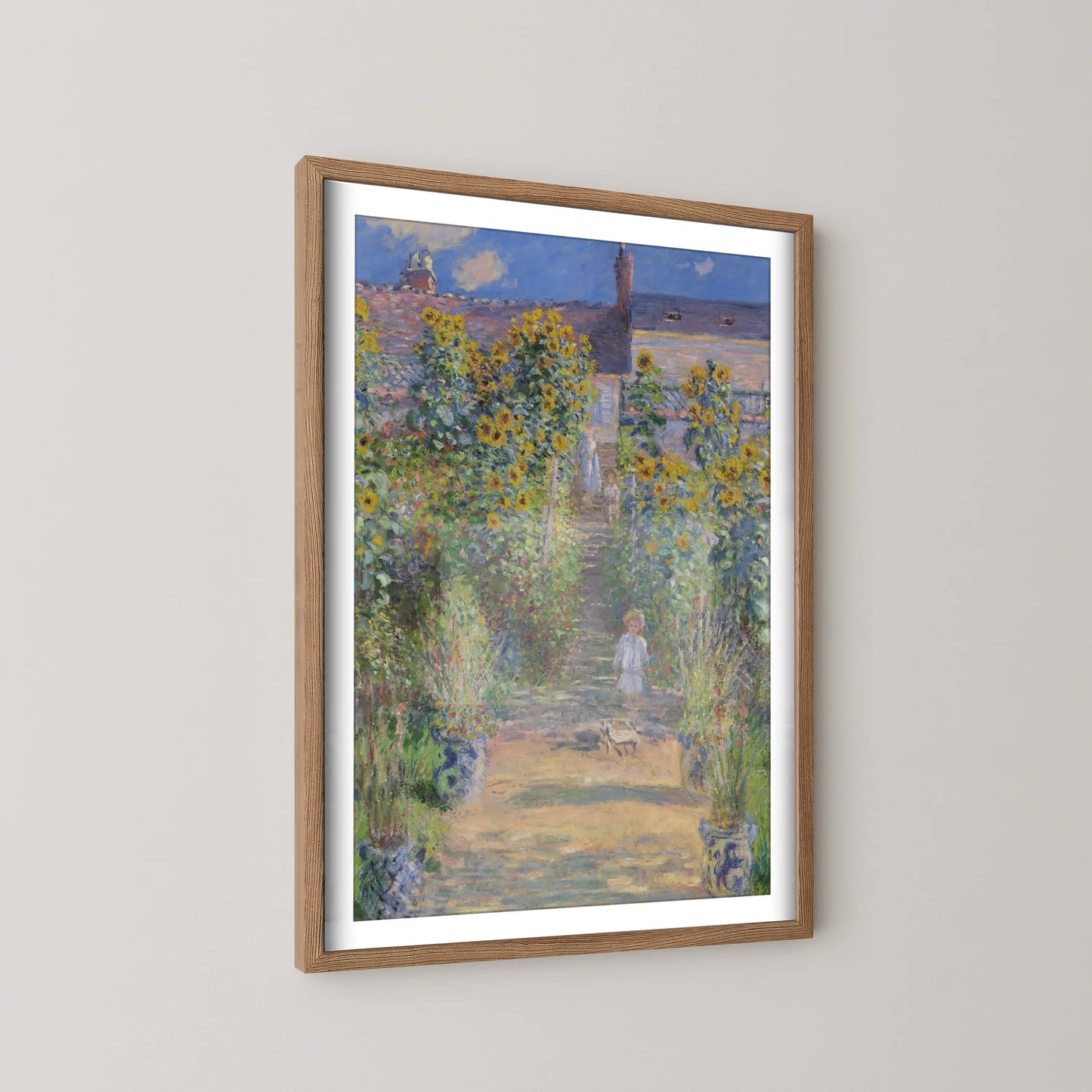 The Artist’s Garden at Vétheuil by Claude Monet (1881)