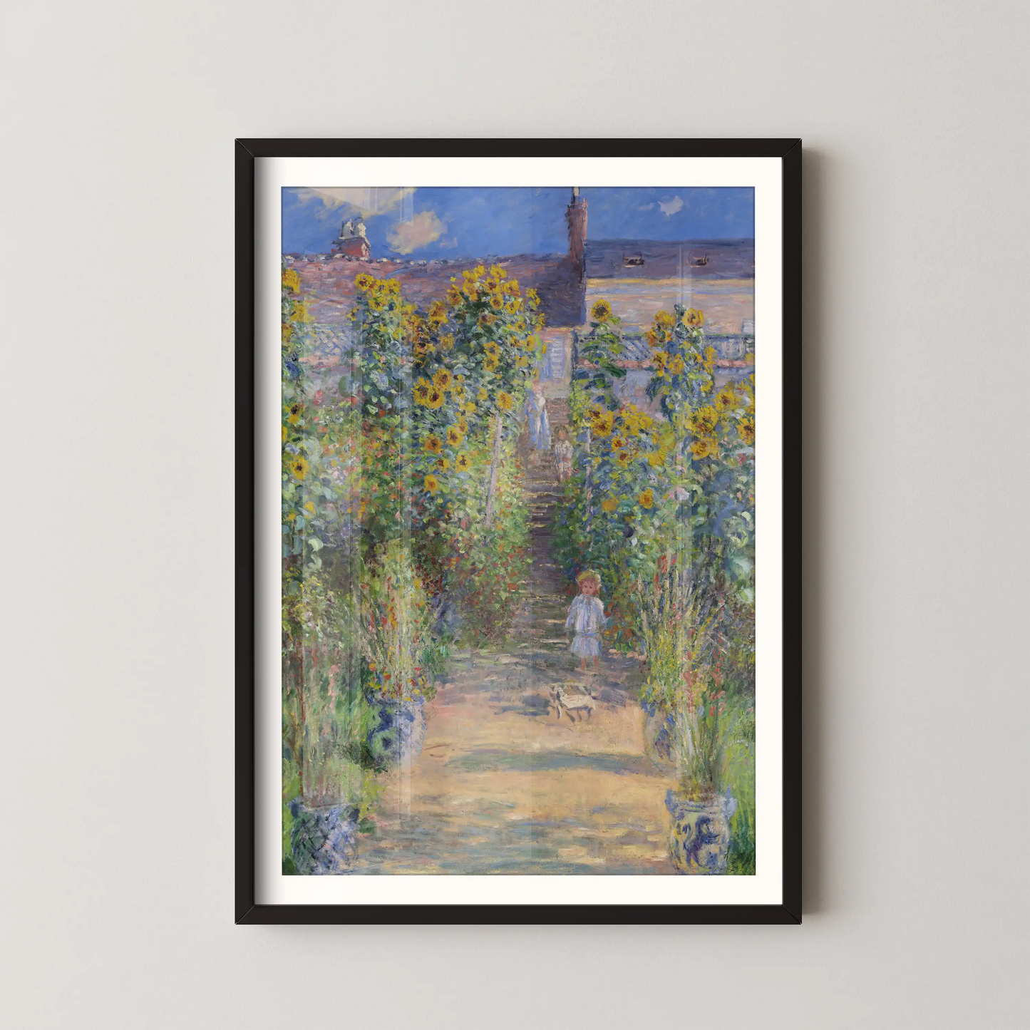The Artist’s Garden at Vétheuil by Claude Monet (1881)