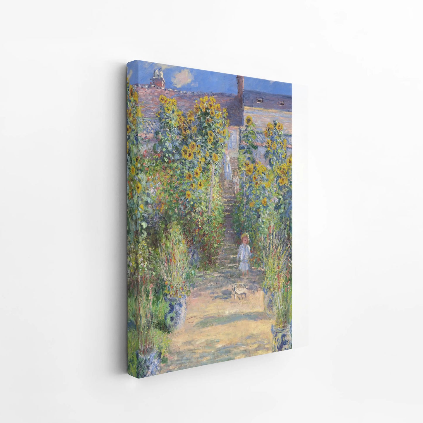 The Artist’s Garden at Vétheuil by Claude Monet (1881)
