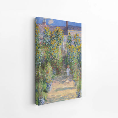 The Artist’s Garden at Vétheuil by Claude Monet (1881)