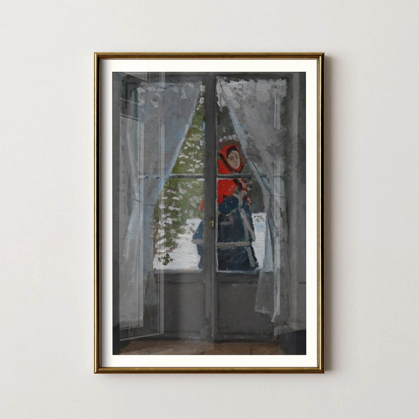 The Red Kerchief by Claude Monet (1868–73)