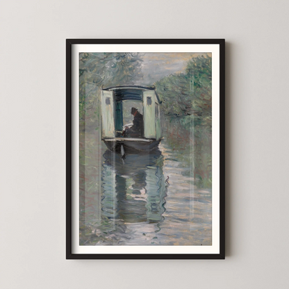 The Studio Boat (Le Bateau-atelier) by Claude Monet (1876)