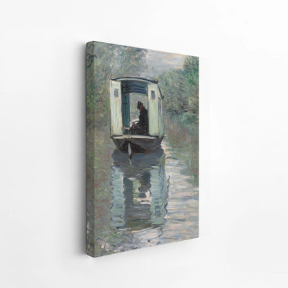 The Studio Boat (Le Bateau-atelier) by Claude Monet (1876)