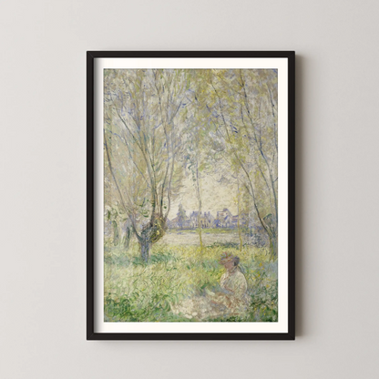 Woman Seated under the Willows by Claude Monet (1880)
