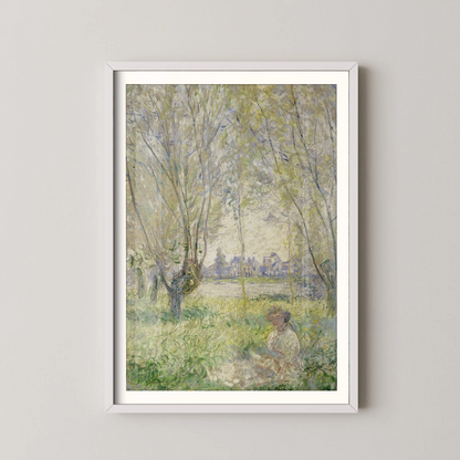 Woman Seated under the Willows by Claude Monet (1880)
