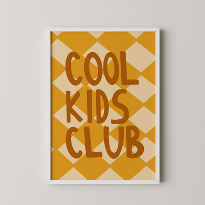 Cool kids club - Nursery Prints