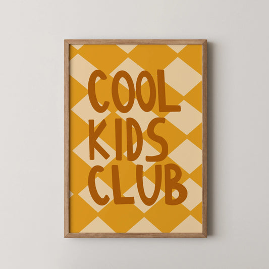 Cool kids club - Nursery Prints