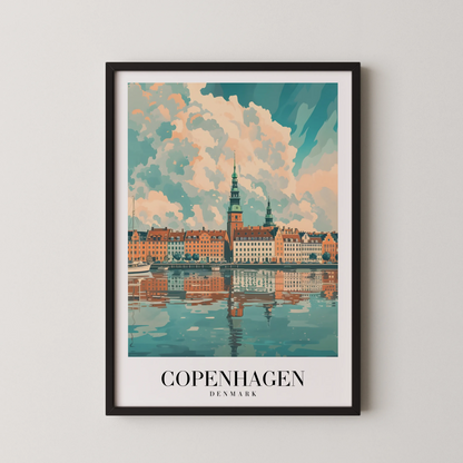 Copenhegan, Denmark, City Prints