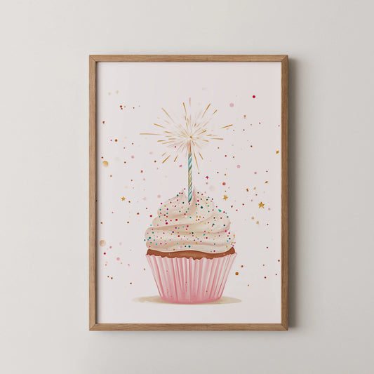 Cup cake - Nursery Prints