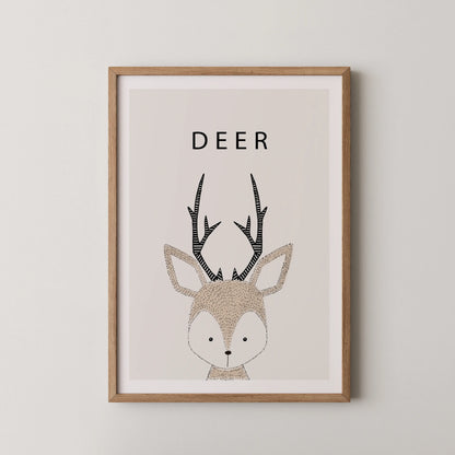Deer - Nursery Prints