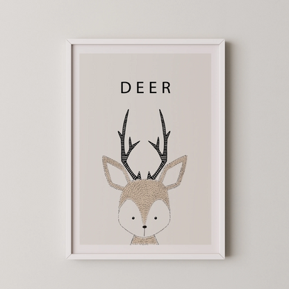 Deer - Nursery Prints