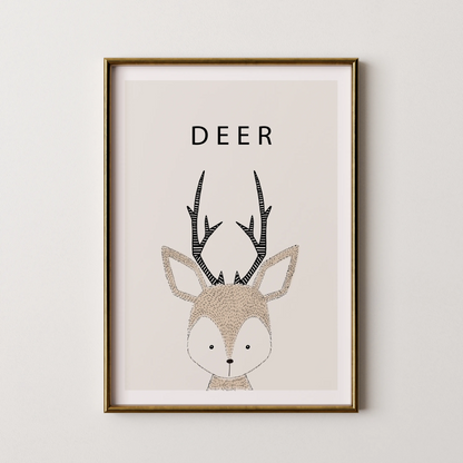 Deer - Nursery Prints