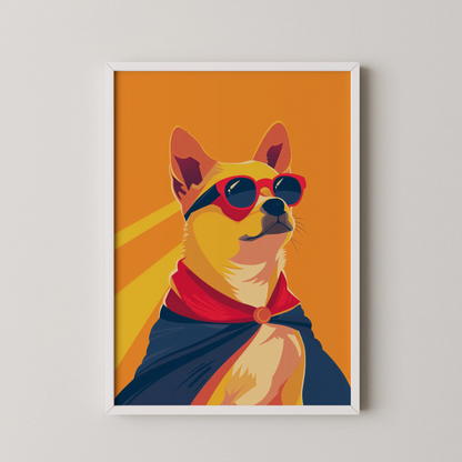 Dog swag Little - Nursery Prints