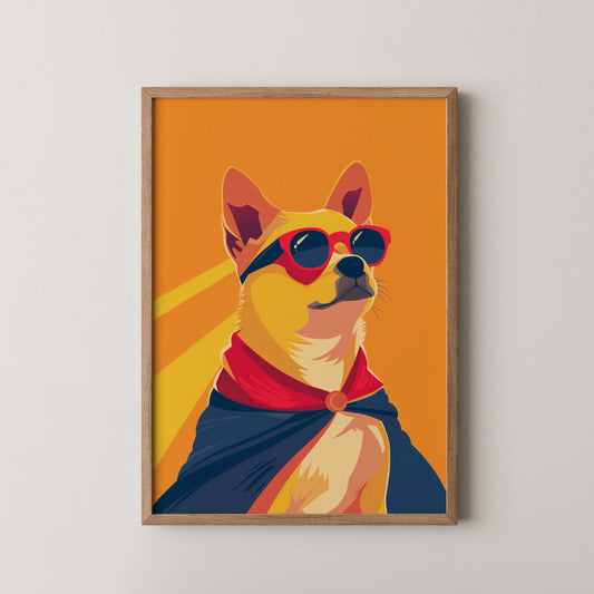 Dog swag Little - Nursery Prints