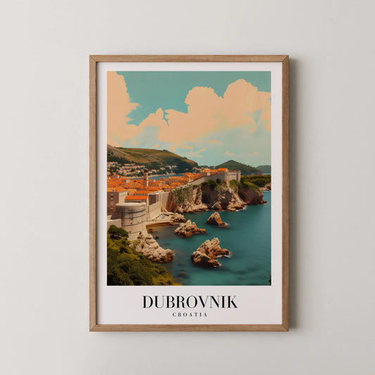 Dubrovnik, Croatia, City Print