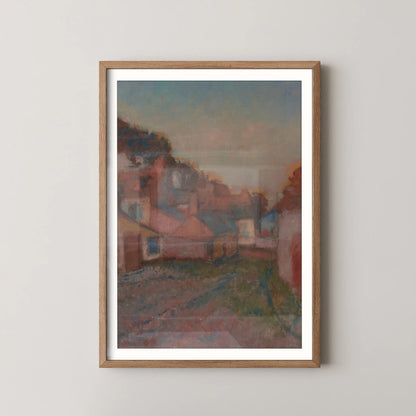 Rue de village by Edgar Degas (circa 1895-1898)