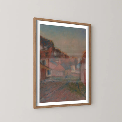 Rue de village by Edgar Degas (circa 1895-1898)