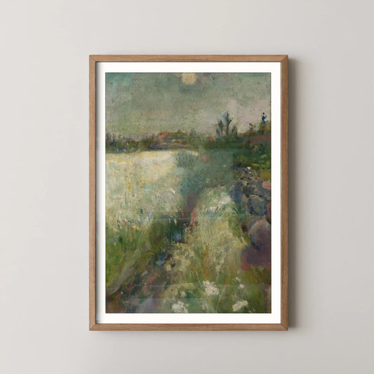 Flowery Meadow at Veierland by Edvard Munch (1887)