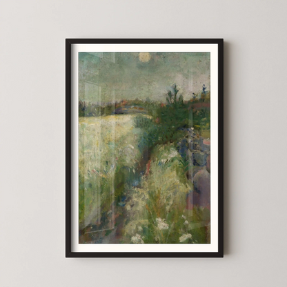 Flowery Meadow at Veierland by Edvard Munch (1887)