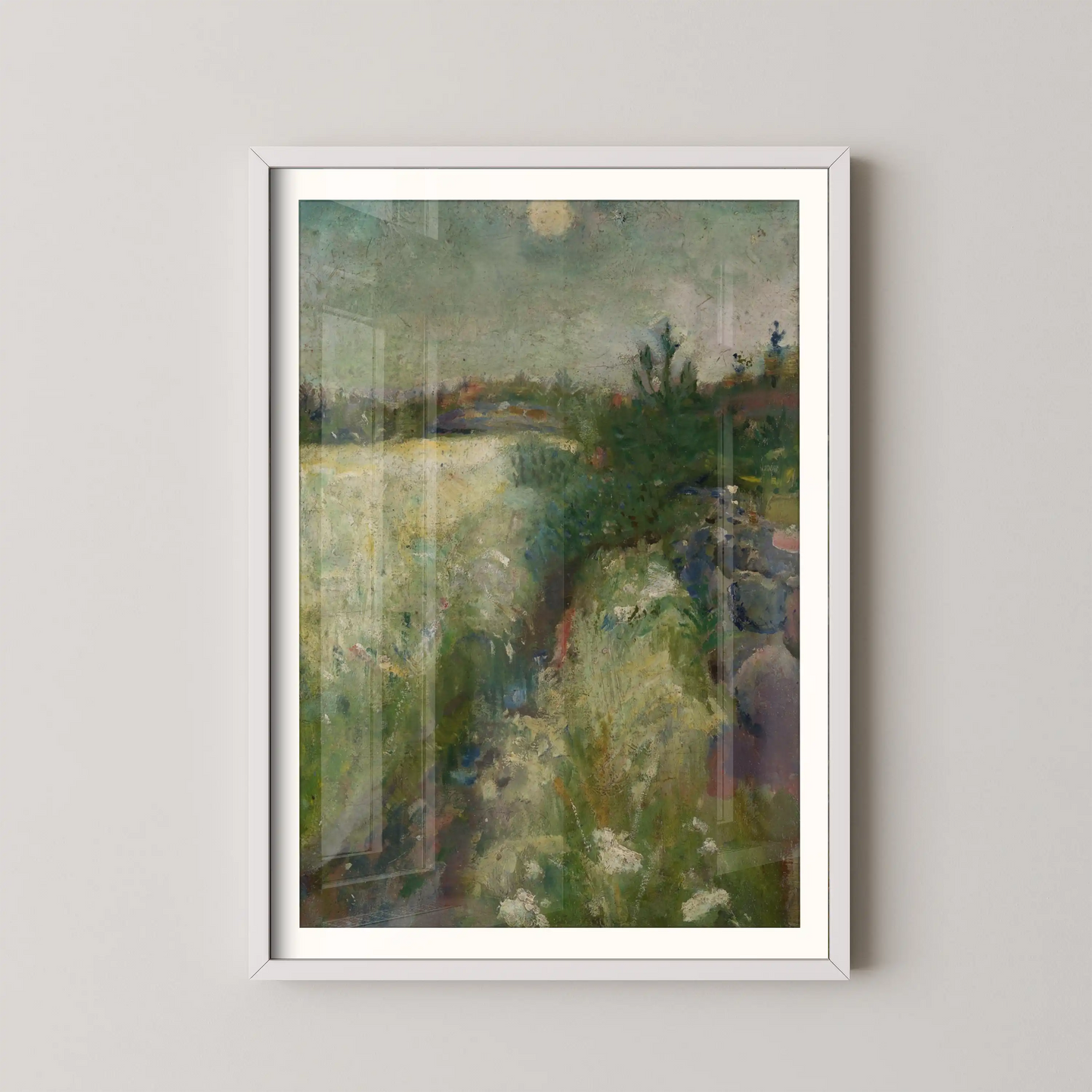 Flowery Meadow at Veierland by Edvard Munch (1887)