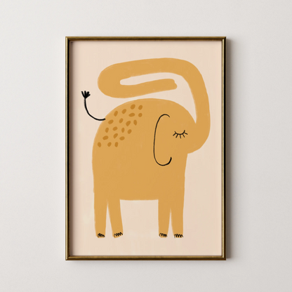 Elephant - Nursery Prints