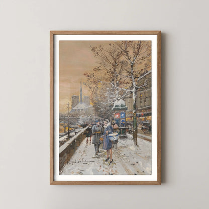 An assignation along the Seine by Eugène Galien