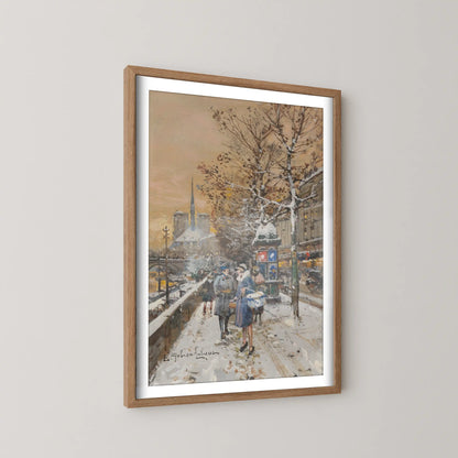An assignation along the Seine by Eugène Galien