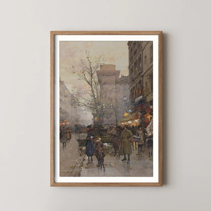 La Porte Saint Denis, Paris by Eugène Galien