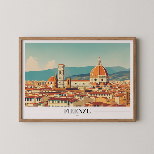 Firenze, Italy, City Print