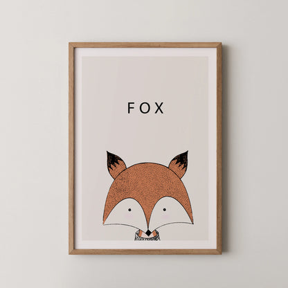 Fox - Nursery Prints