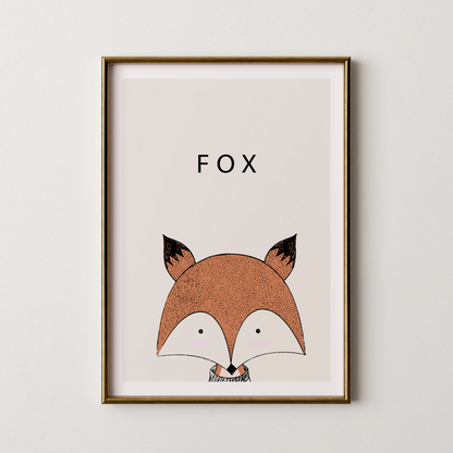Fox - Nursery Prints